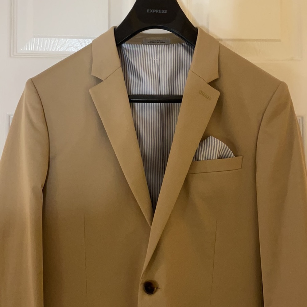 Men’s Express Extra Slim Tan Sport Blazer 38S